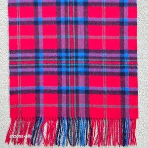 Talbots Cashmere Red Plaid FLAWLESS